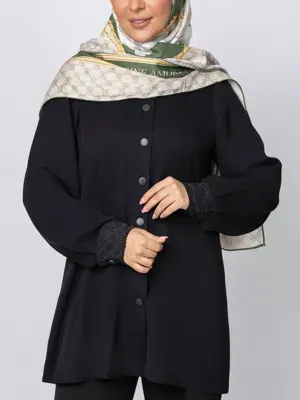 شومیز آستین گیپور بیسیک