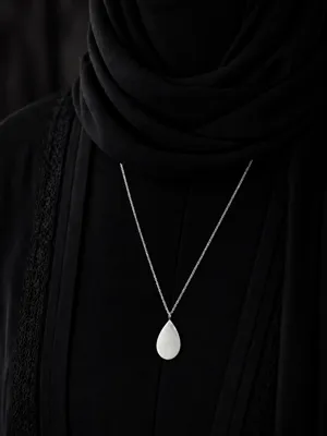 گردنبند قطرک بدون زنجیر