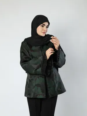 کت قاصدک پلیسه مرواریدی